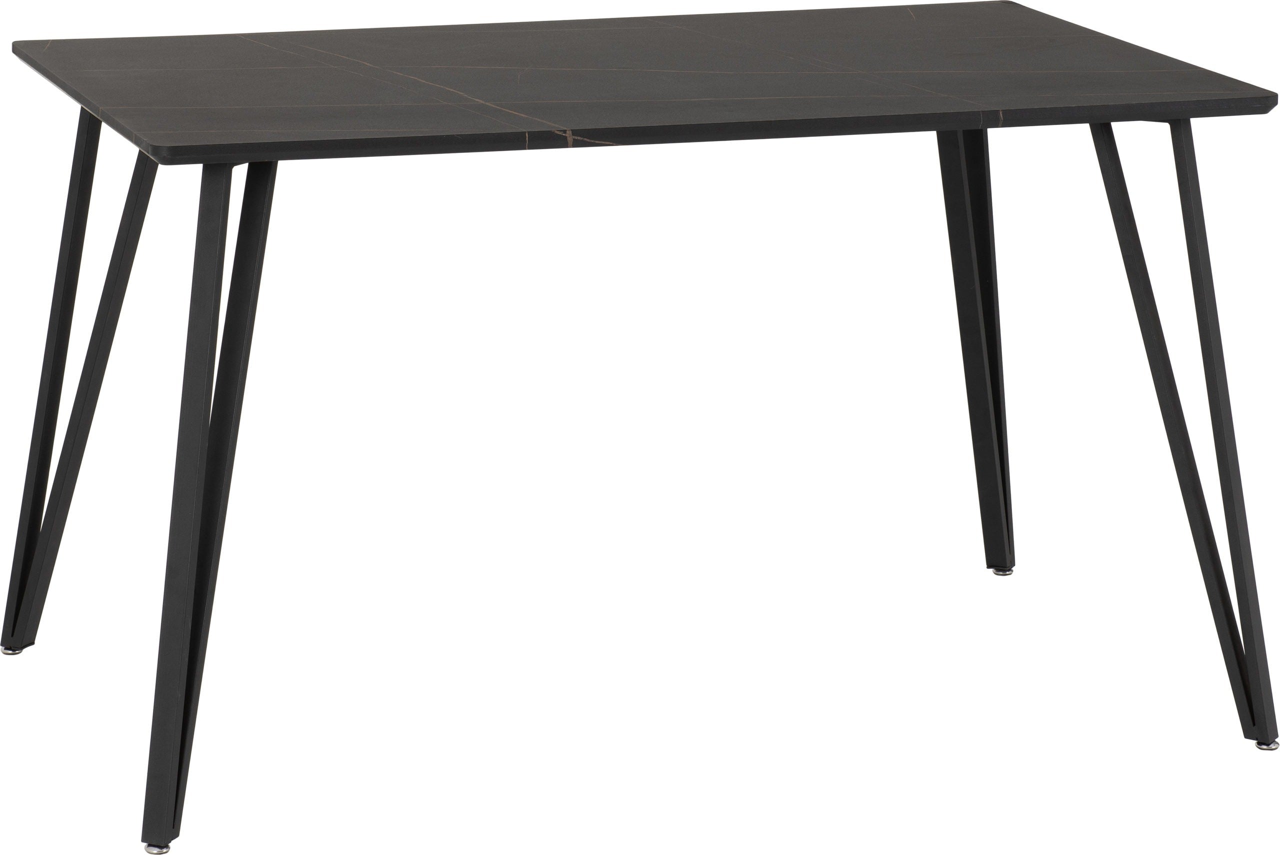 Marlow Dining Table - Black Marble Effect