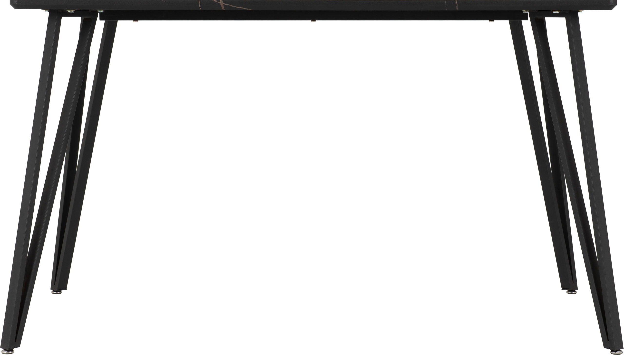 Marlow Dining Table - Black Marble Effect