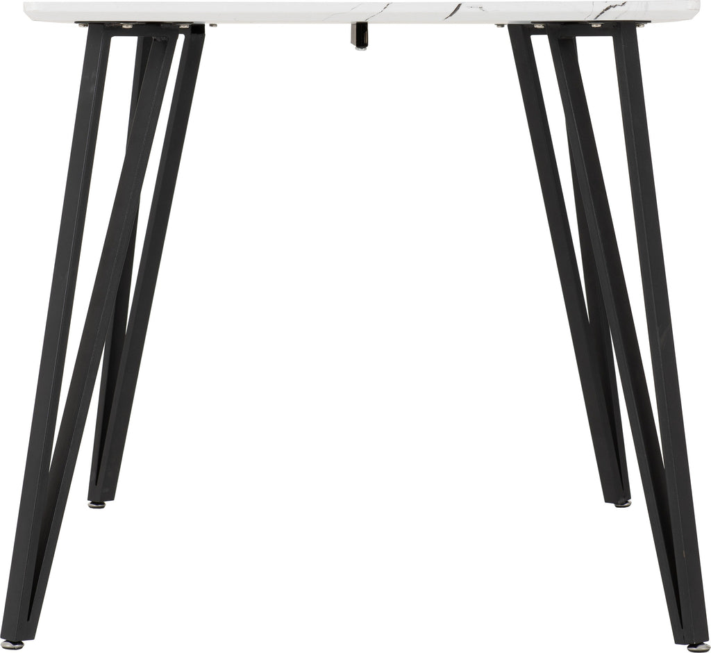Marlow Dining Table - White Marble Effect
