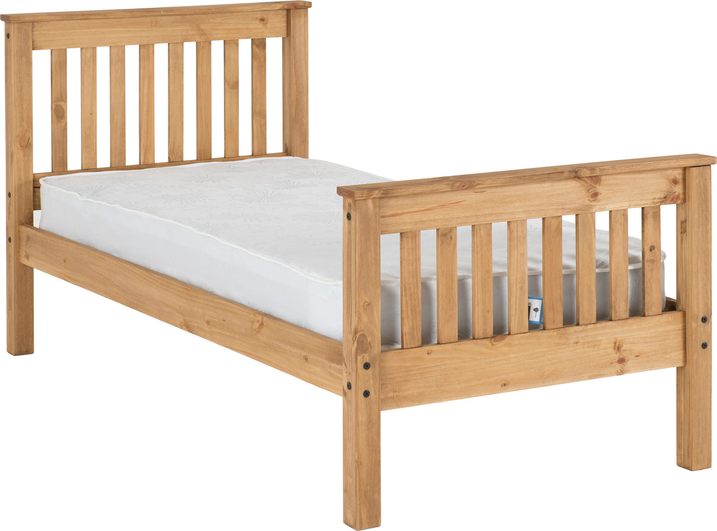 Monaco 3' High End Bed - Grey