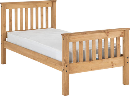 Monaco 3' High End Bed - Grey