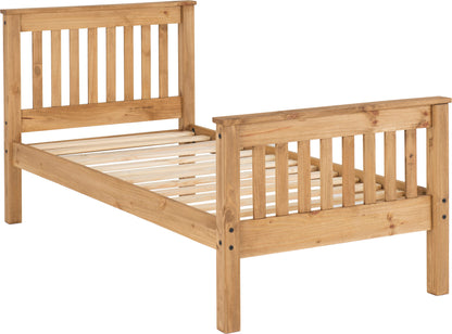 Monaco 3' High End Bed - Grey