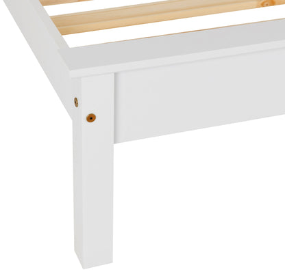 Monaco 3' Low End Bed - White