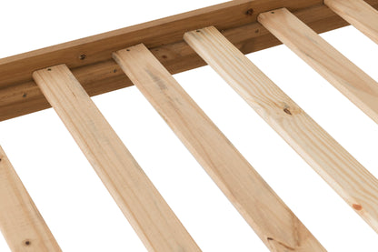 Monaco 5' High End Bed - Distressed Waxed Pine