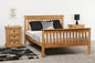 Monaco 5' High End Bed - Distressed Waxed Pine