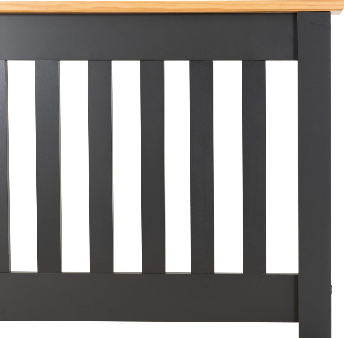 Monaco 5' High End Bed - Dark Grey/Oak Effect