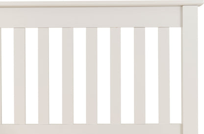 Monaco 5' High End Bed - White