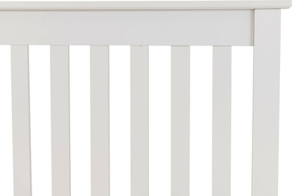Monaco 4' Low End Bed - White