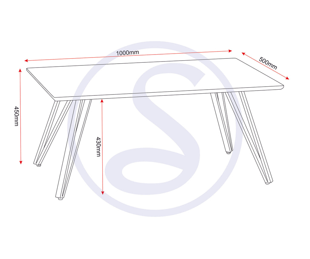 Marlow Coffee Table - White Marble Effect