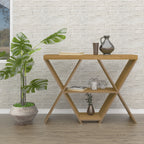 Naples Console Table - Oak Effect