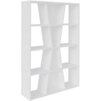 Naples Medium Bookcase - White