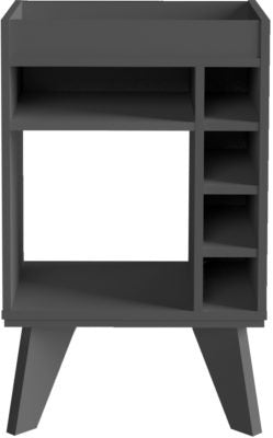 Naples Mini Bar/Side Table - Grey