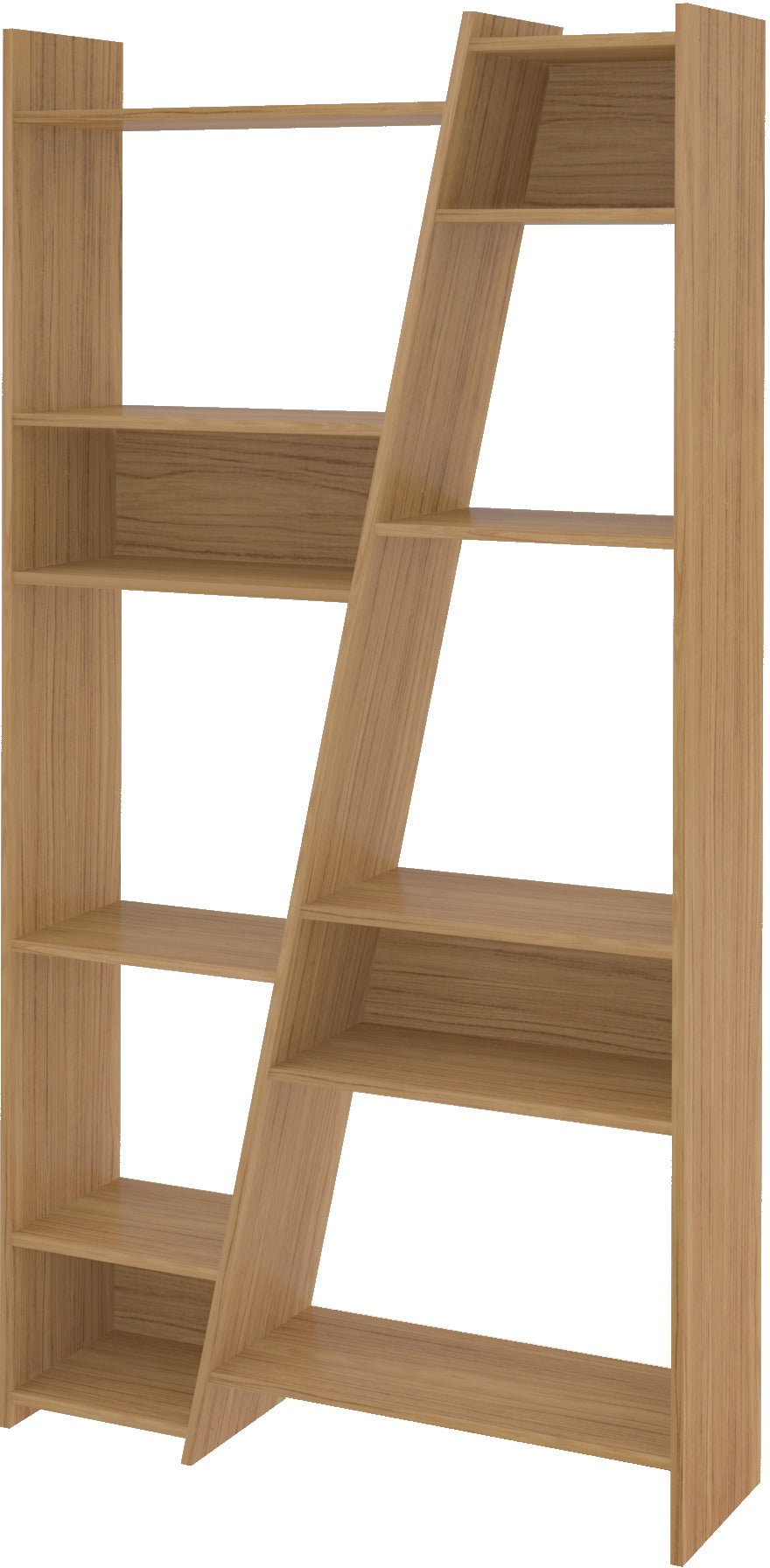 Naples Tall Bookcase - Oak Effect