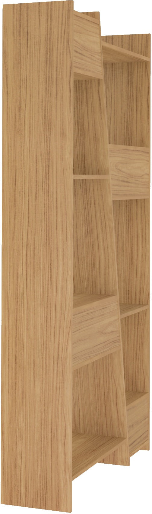 Naples Tall Bookcase - Oak Effect