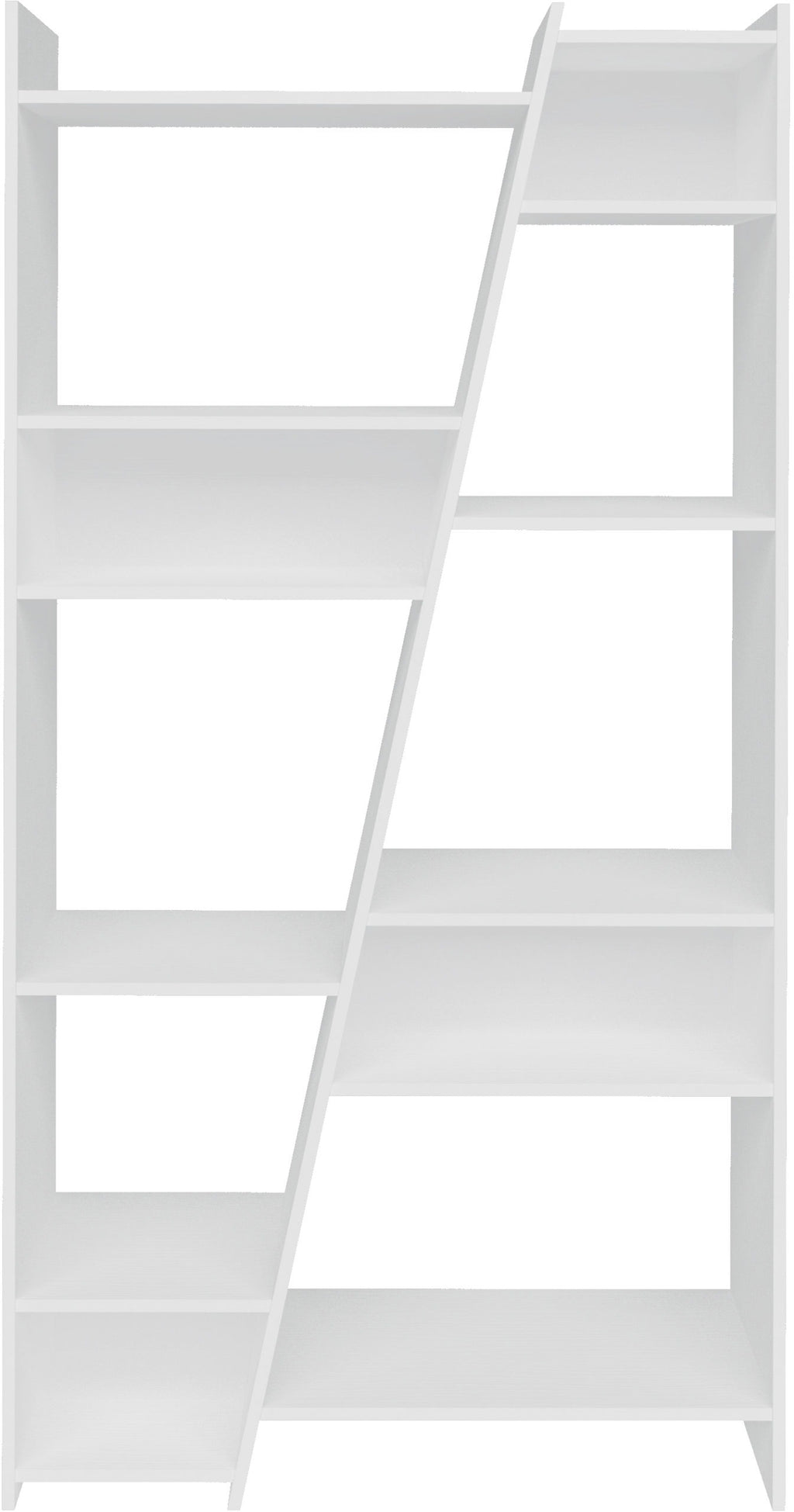 Naples Tall Bookcase - White