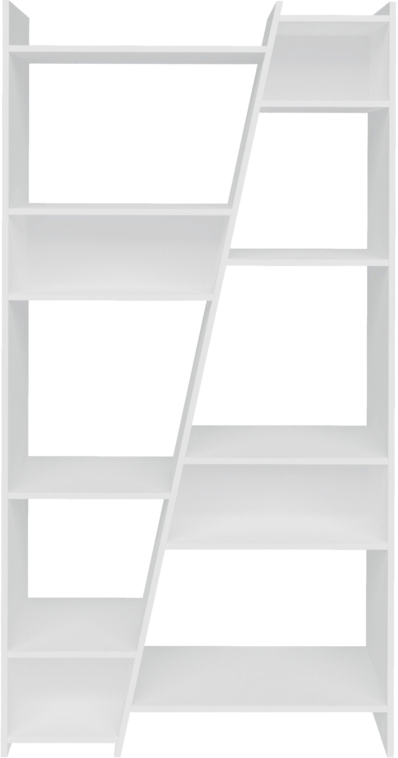 Naples Tall Bookcase - White