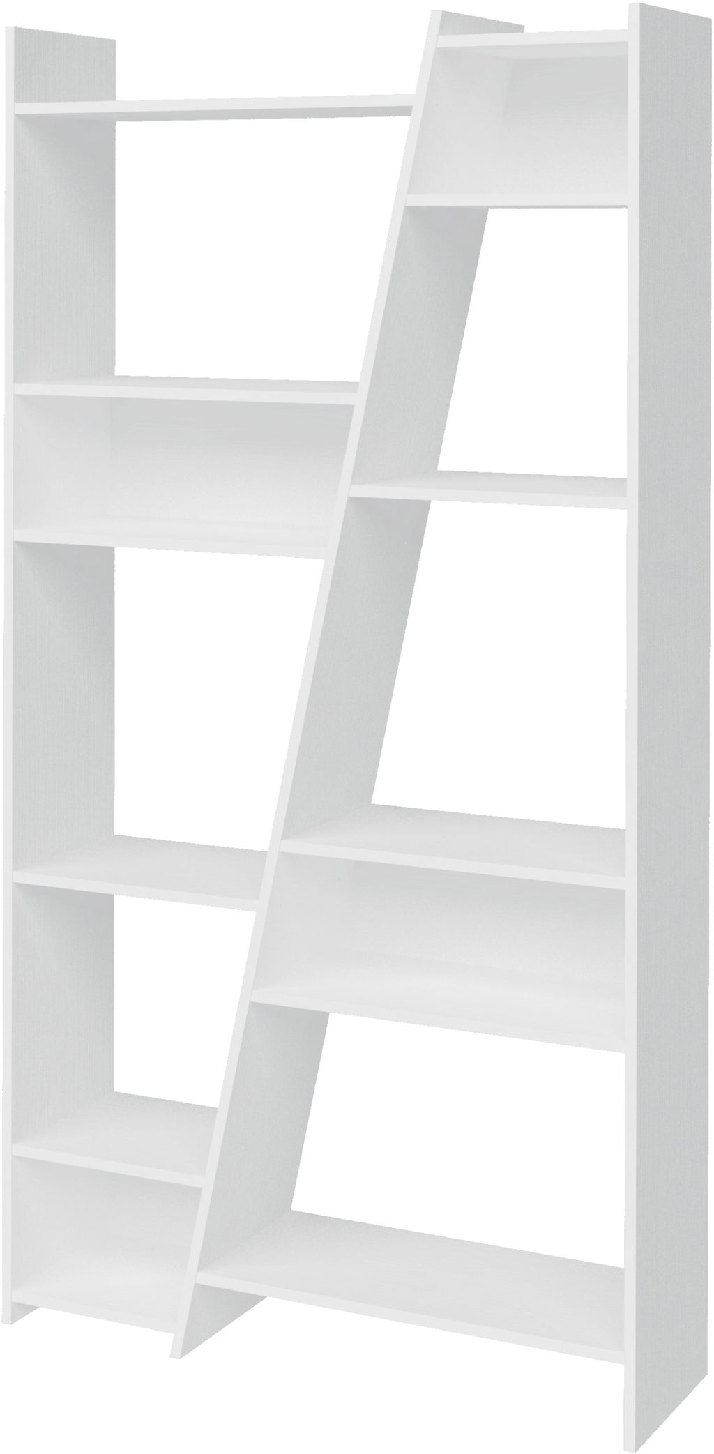 Naples Tall Bookcase - White