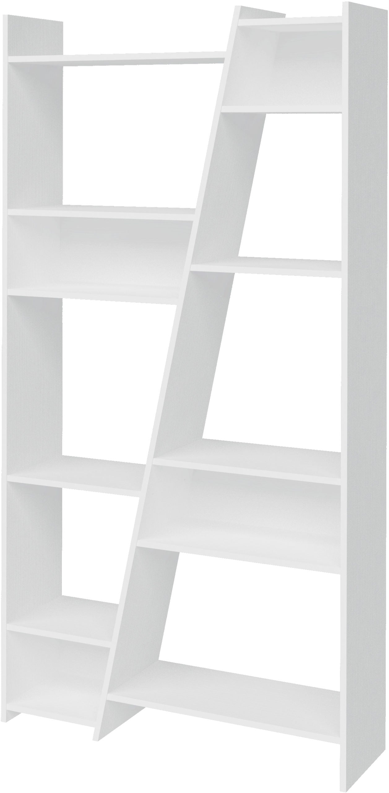 Naples Tall Bookcase - White