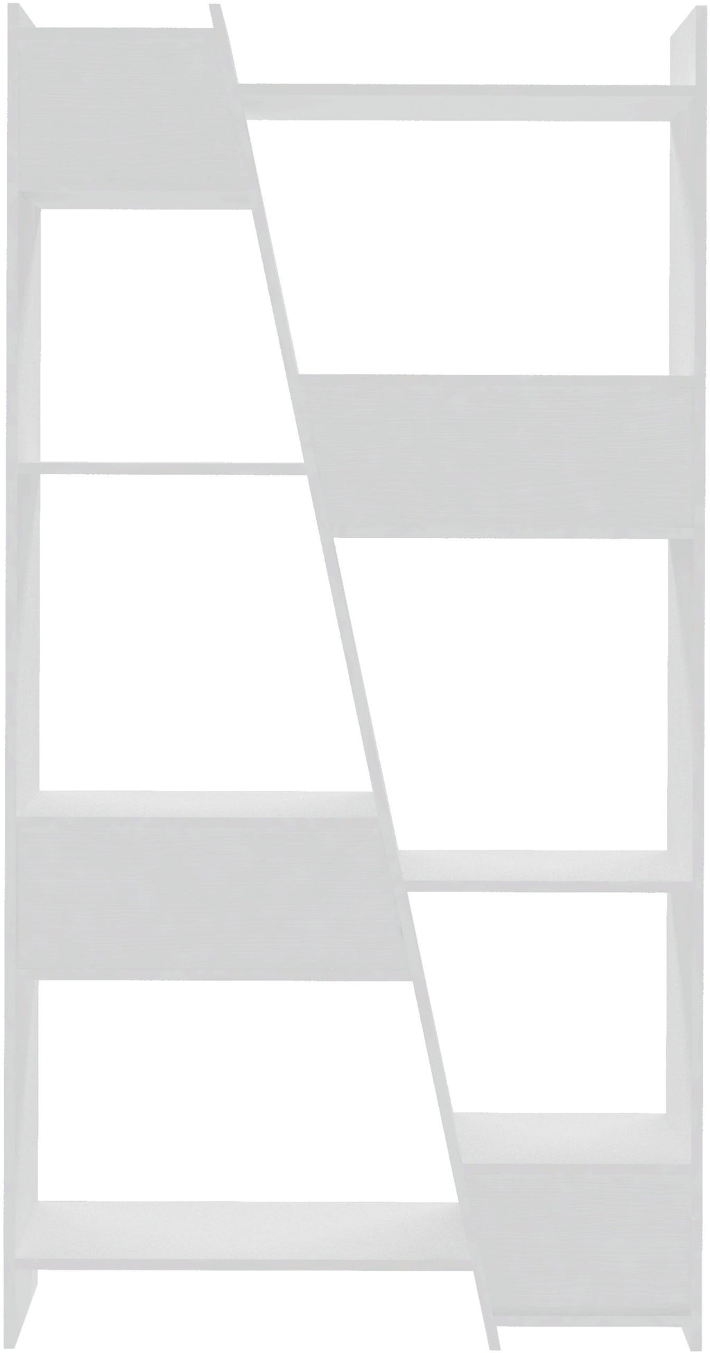 Naples Tall Bookcase - White