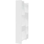 Naples Tall Bookcase - White