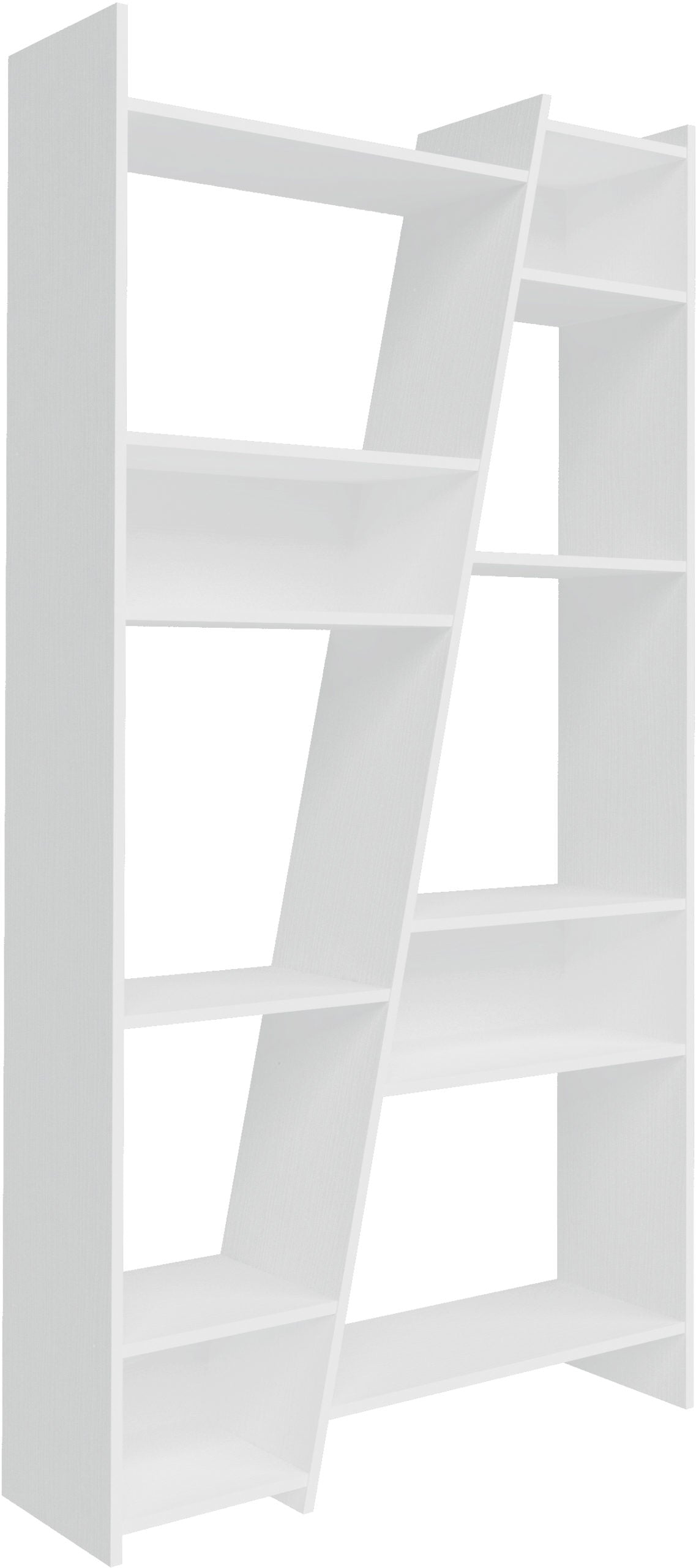 Naples Tall Bookcase - White