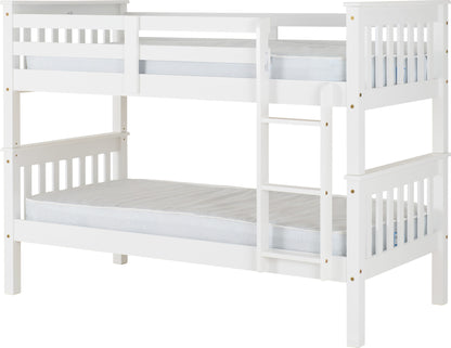 Neptune 3' Bunk Bed - White