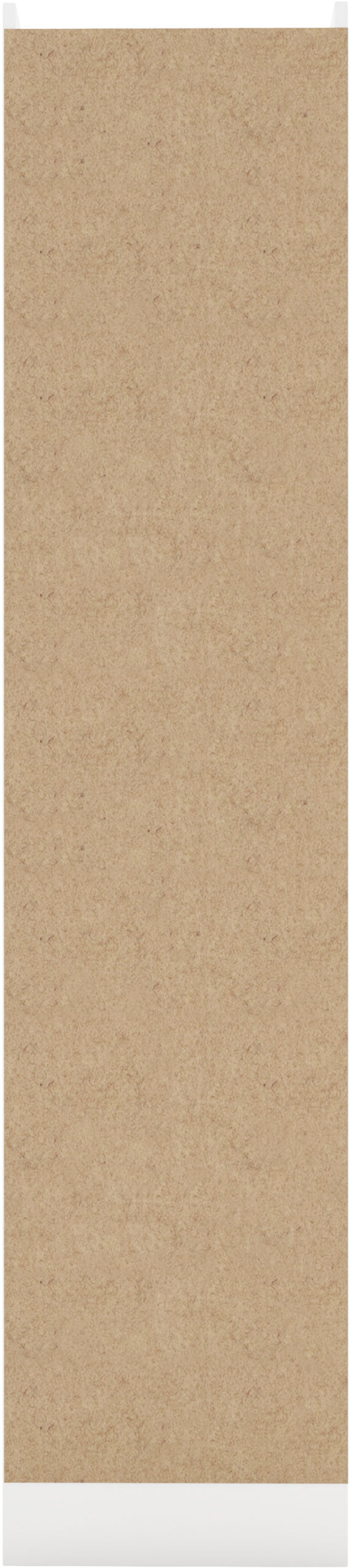 Nevada 1 Door 1 Drawer Wardrobe - White Gloss