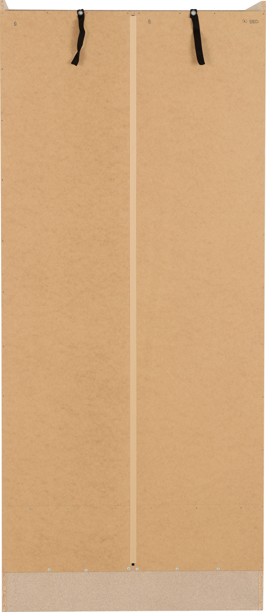 Nevada 2 Door 1 Drawer Wardrobe - Sonoma Oak Effect