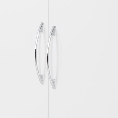 Nevada 2 Door Corner Wardrobe - White Gloss