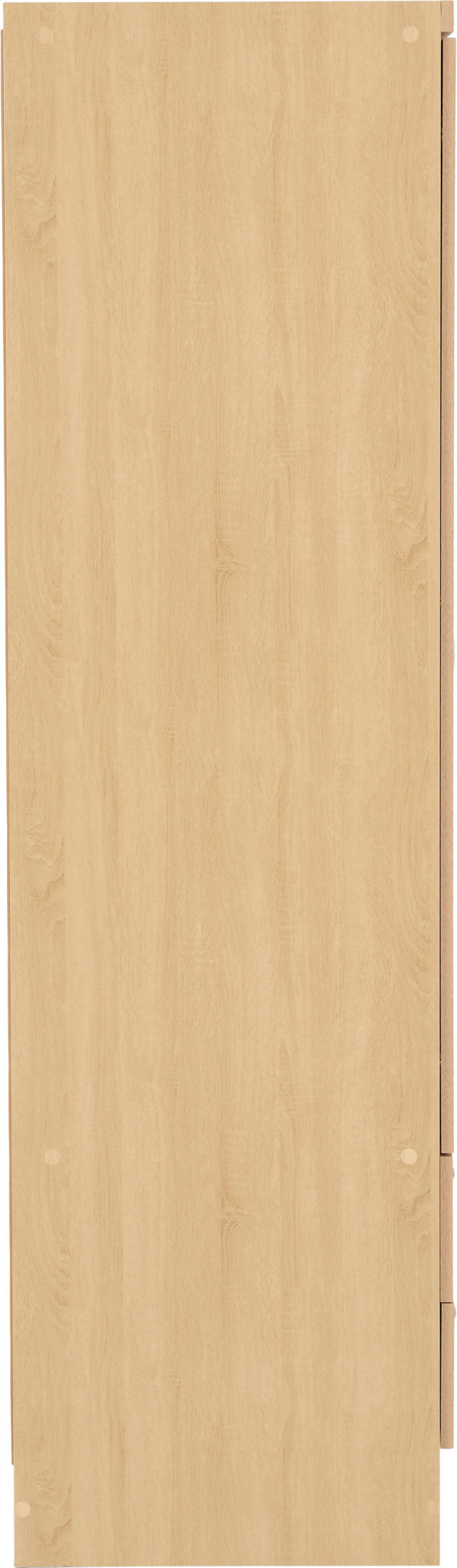 Nevada 3 Door 2 Drawer Wardrobe - Sonoma Oak Effect