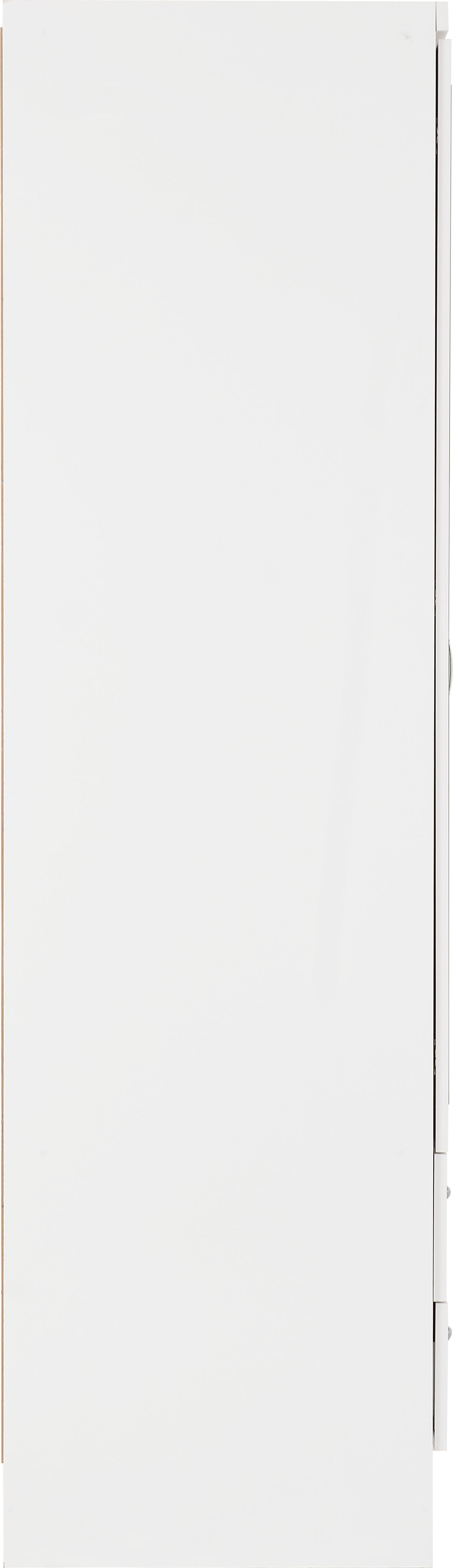 Nevada 3 Door 2 Drawer Wardrobe - White Gloss