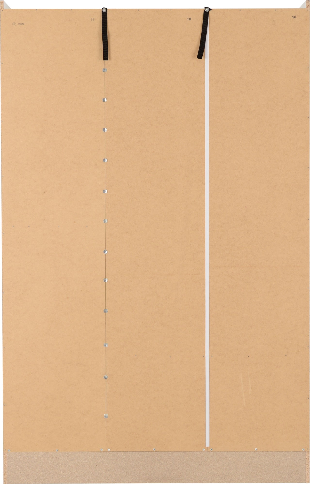 Nevada 3 Door 2 Drawer Wardrobe - White Gloss