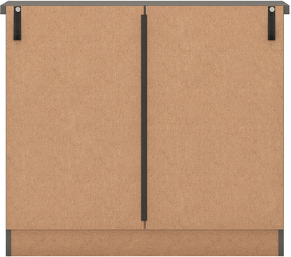 Nevada 3 Drawer Chest - 3D Effect Grey
