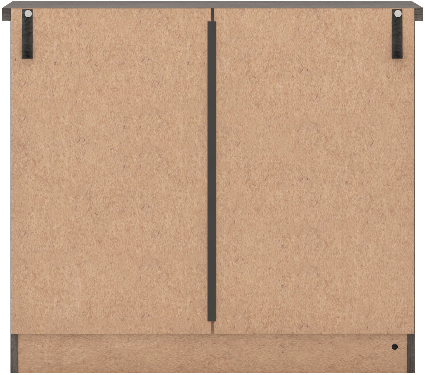Nevada 3 Drawer Chest - Black Wood Grain