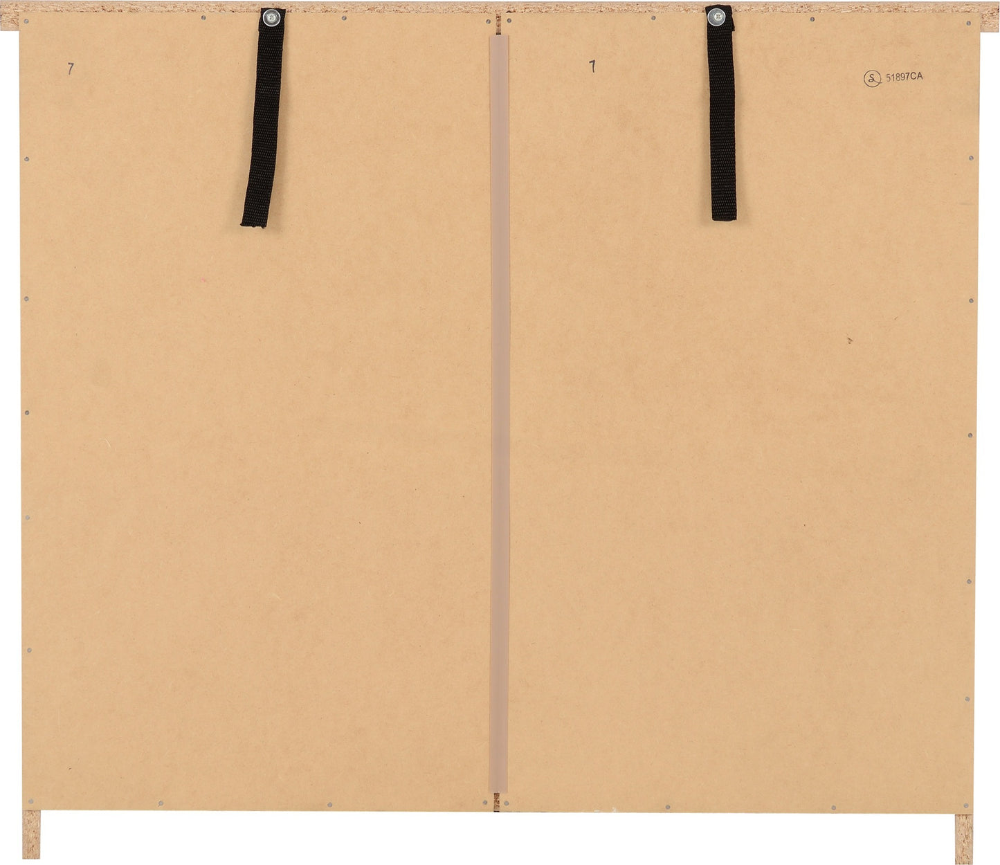 Nevada 3 Drawer Chest - Grey Gloss/Light Oak Effect Veneer