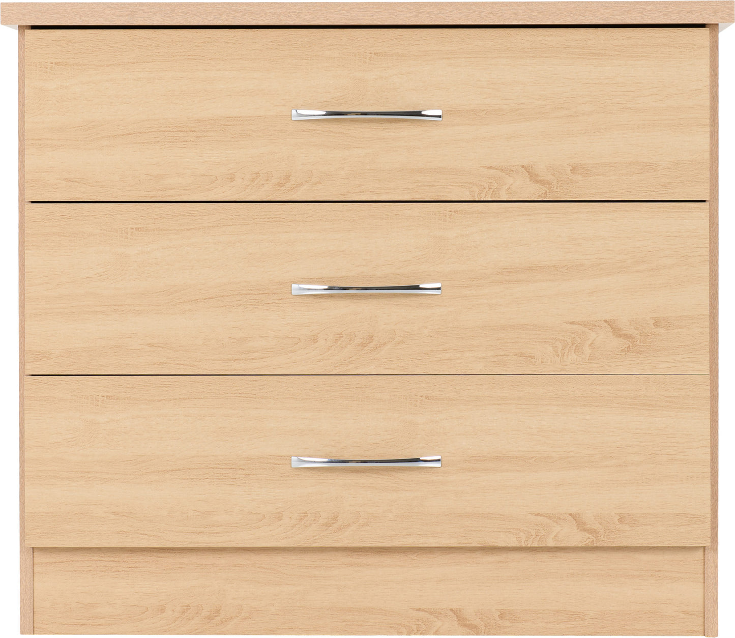 Nevada 3 Drawer Chest - Sonoma Oak Effect