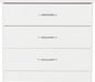 Nevada 3 Drawer Chest - White Gloss