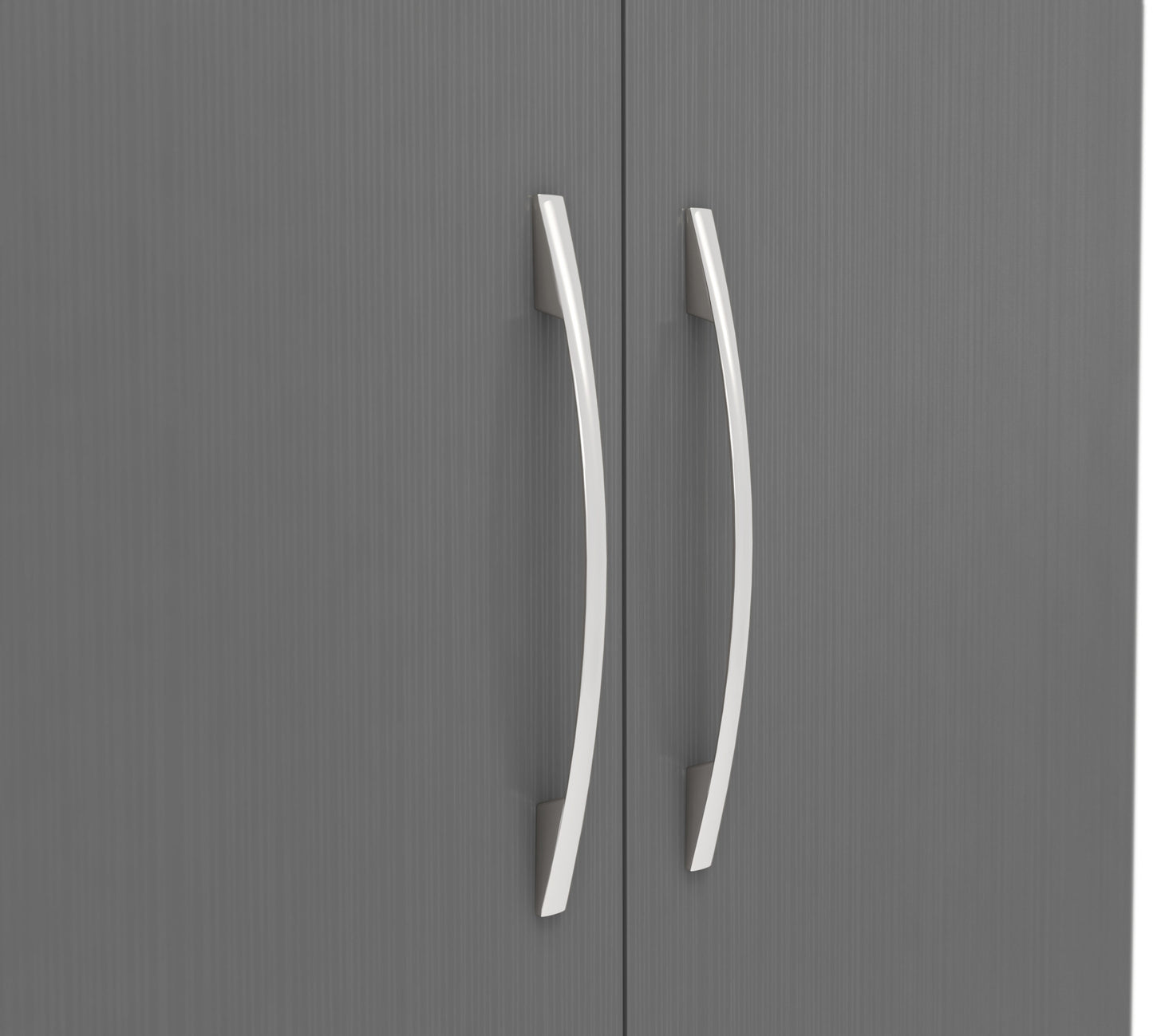 Nevada 3+2 Drawer Chest - 3D Effect Grey