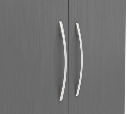 Nevada 3+2 Drawer Chest - 3D Effect Grey
