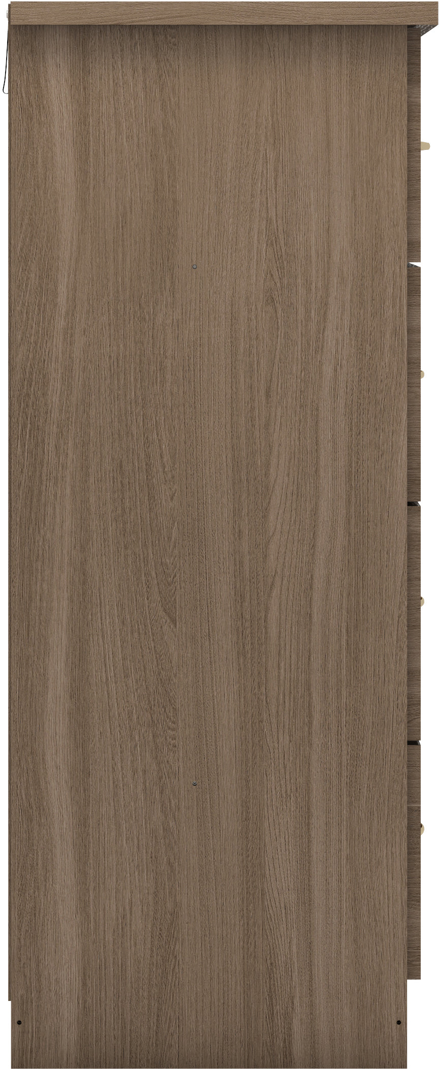 Nevada 3+2 Drawer Chest - Rustic Oak Effect