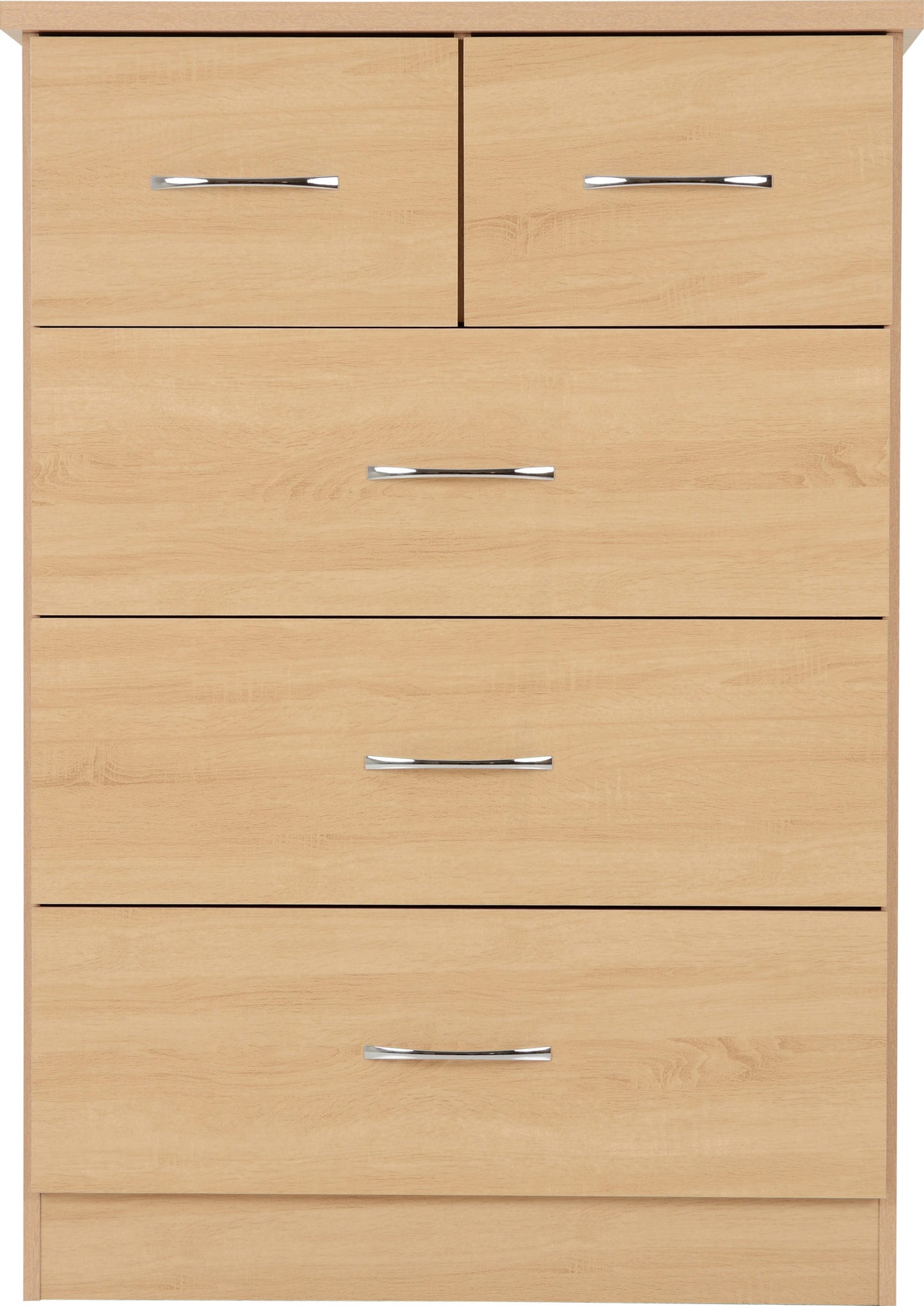 Nevada 3+2 Drawer Chest - Sonoma Oak Effect