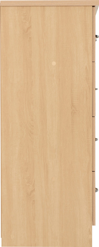 Nevada 3+2 Drawer Chest - Sonoma Oak Effect