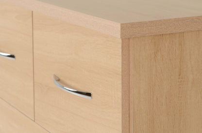Nevada 3+2 Drawer Chest - Sonoma Oak Effect
