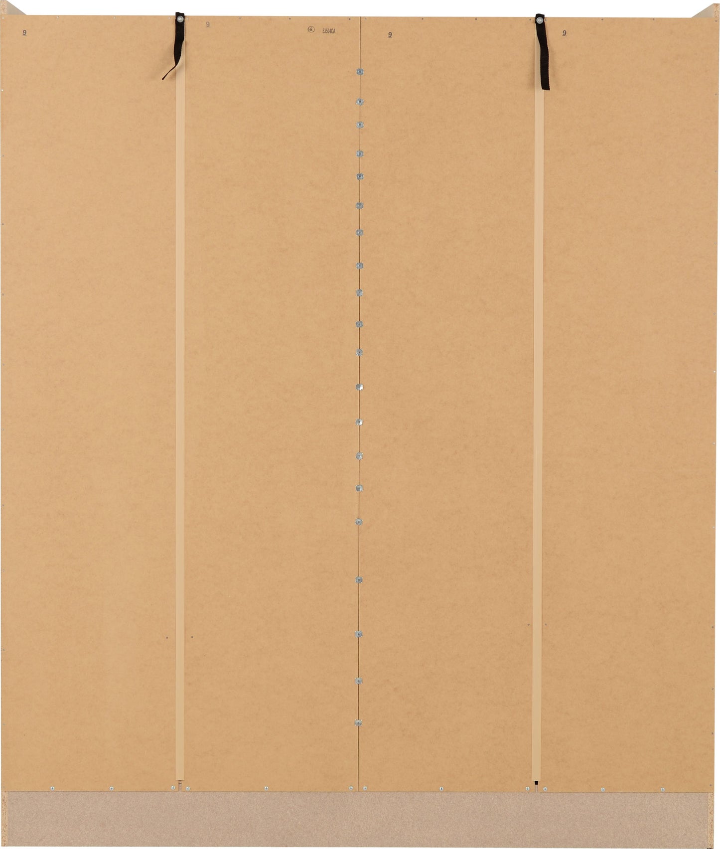 Nevada 4 Door 2 Drawer Wardrobe - Sonoma Oak Effect