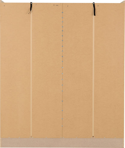 Nevada 4 Door 2 Drawer Wardrobe - Sonoma Oak Effect