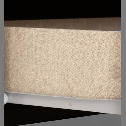 Nevada 6 Drawer Chest - 3D Effect Grey