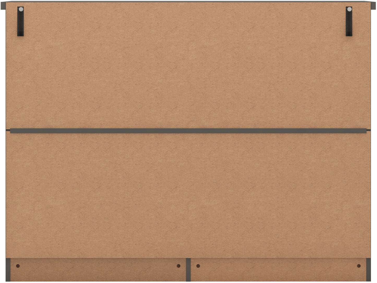 Nevada 6 Drawer Chest - 3D Effect Grey