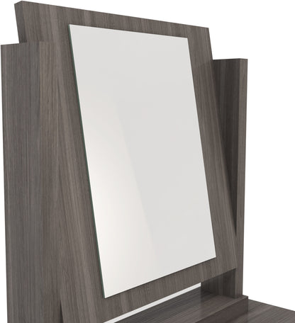 Nevada Dressing Table Set - Black Wood Grain