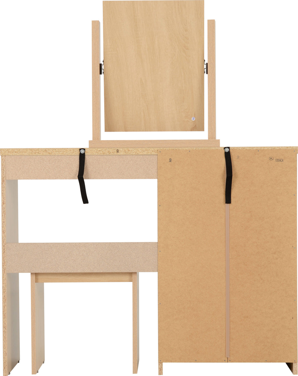 Nevada Dressing Table Set - Sonoma Oak Effect