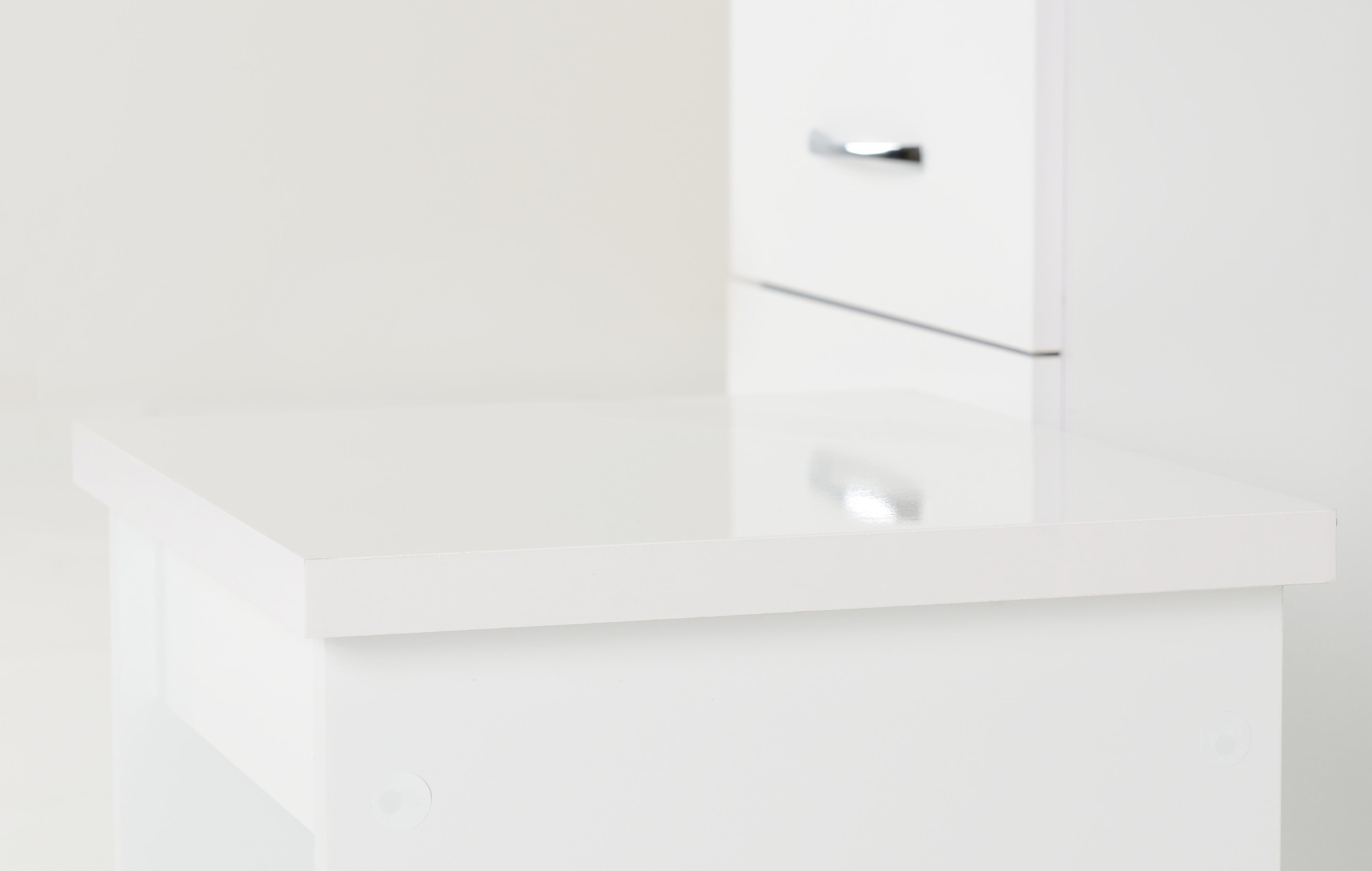 Nevada Dressing Table Set - White Gloss